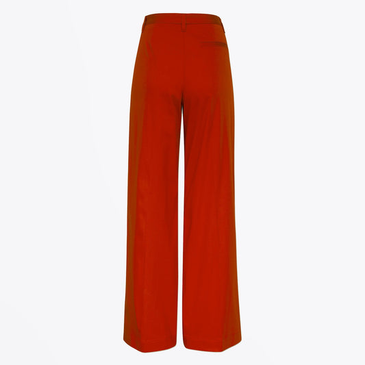 Nandini - Wide Leg Pants - Burnt Orange