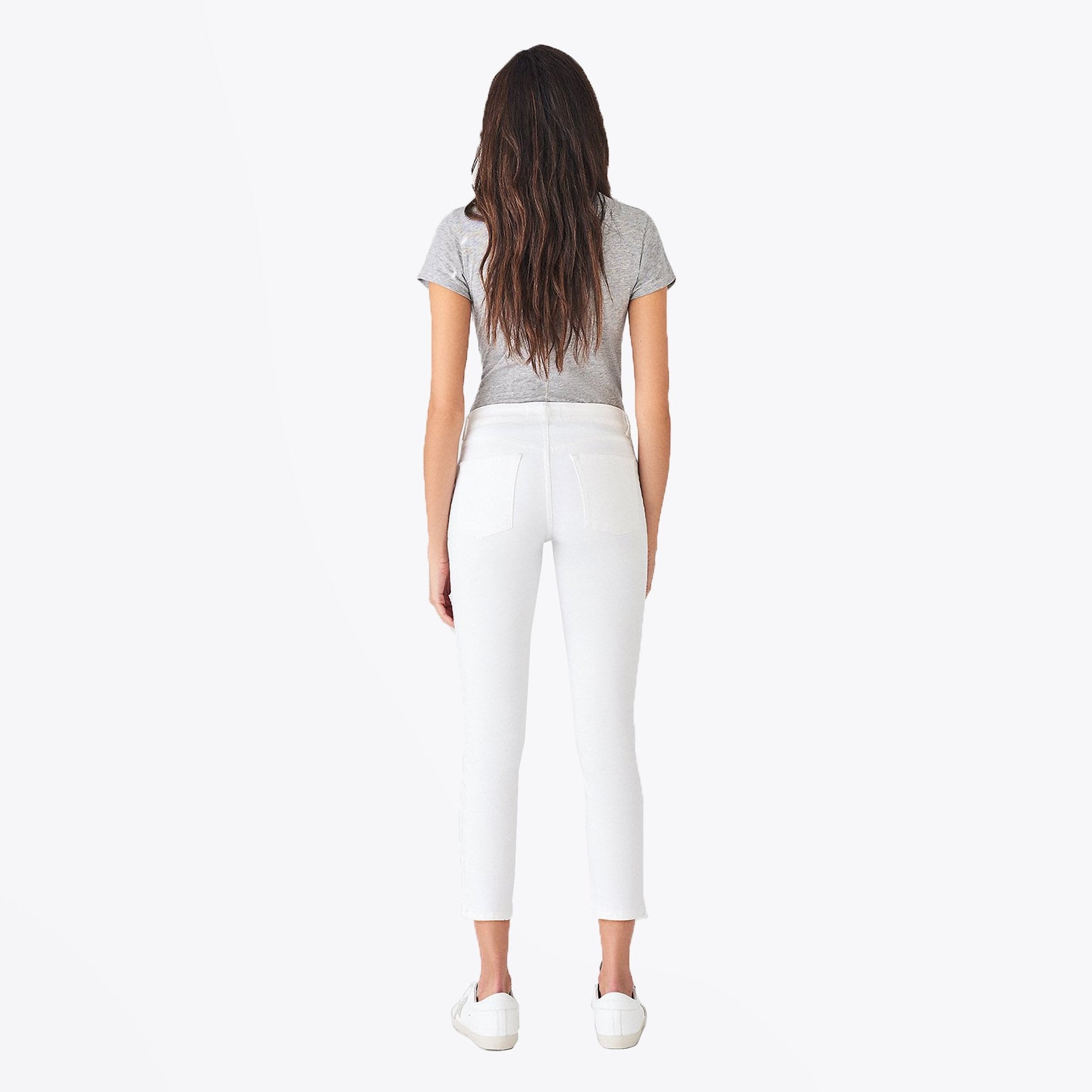 DL1961 Florence Skinny Crop Jeans - Porcelain