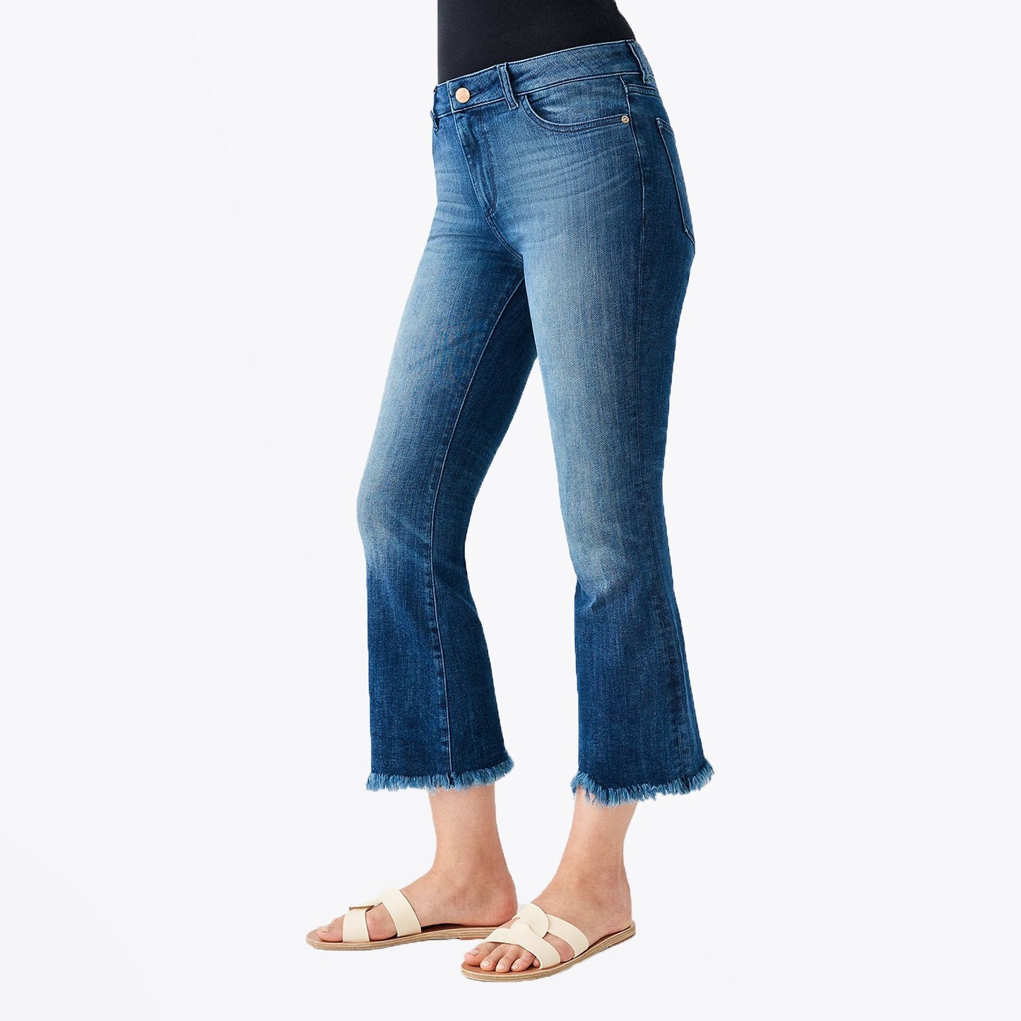 - Bridget Crop Bootcut Jeans - El Camino