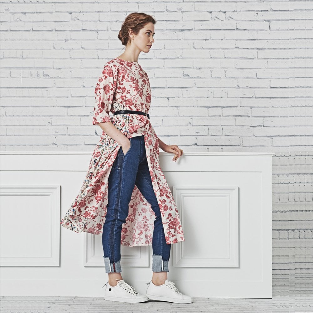 - Concise - Mid Blue Slim Leg Jeans