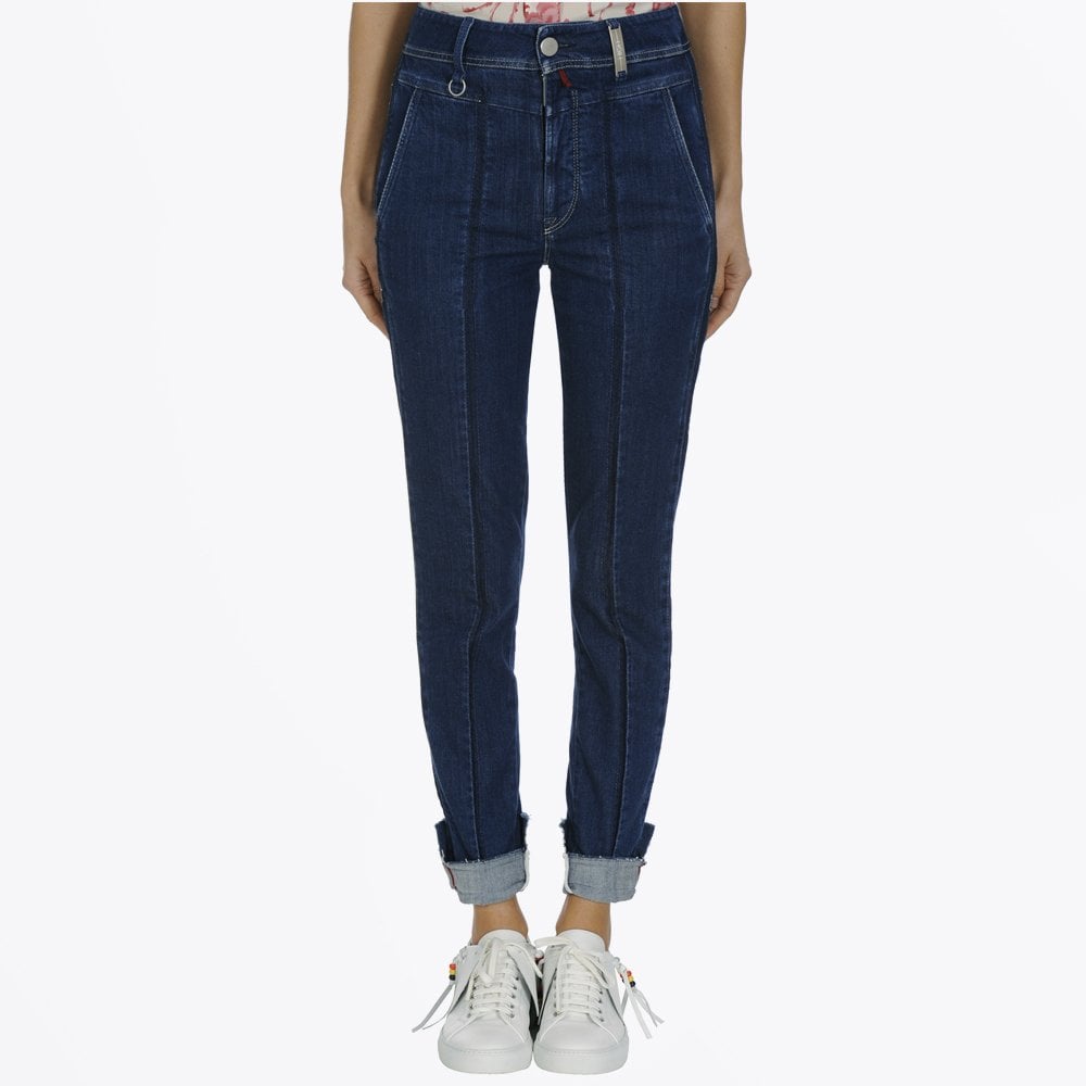 - Concise - Mid Blue Slim Leg Jeans