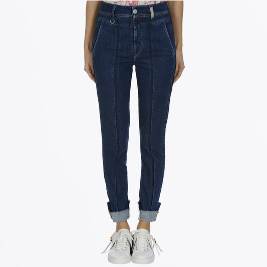 - Concise - Mid Blue Slim Leg Jeans