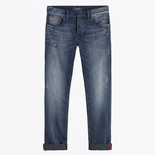 - Ralston - Regular Slim Ripped Jeans - Denim