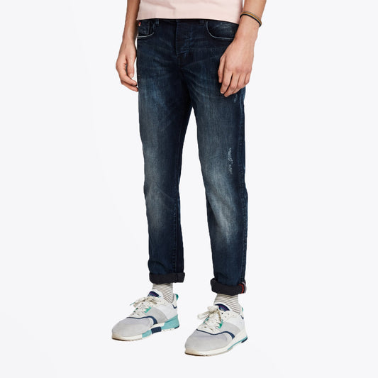 - Ralston - Regular Slim Ripped Jeans - Denim