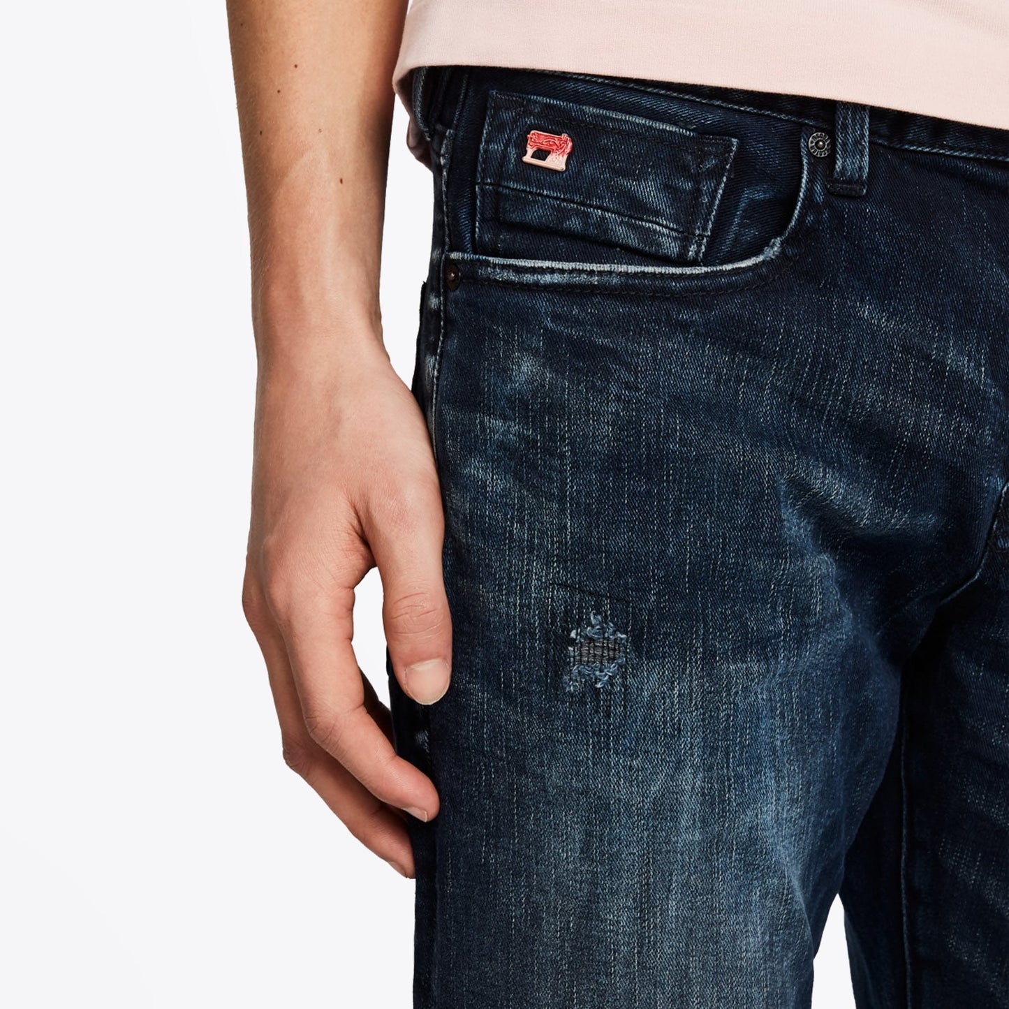 - Ralston - Regular Slim Ripped Jeans - Denim