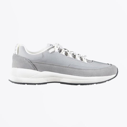 - Two-Tone Sneaker - Silver/Grey