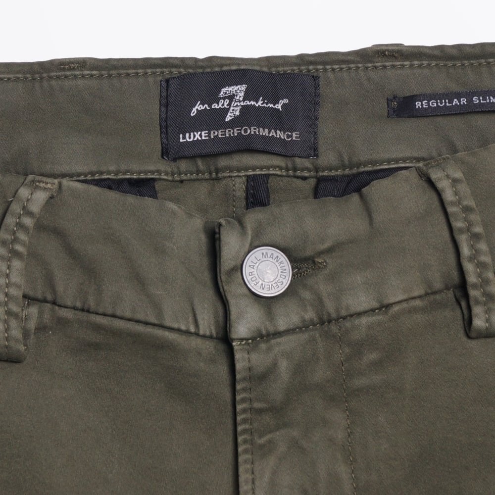 - Slimmy Luxe Performance Chinos - Avocado