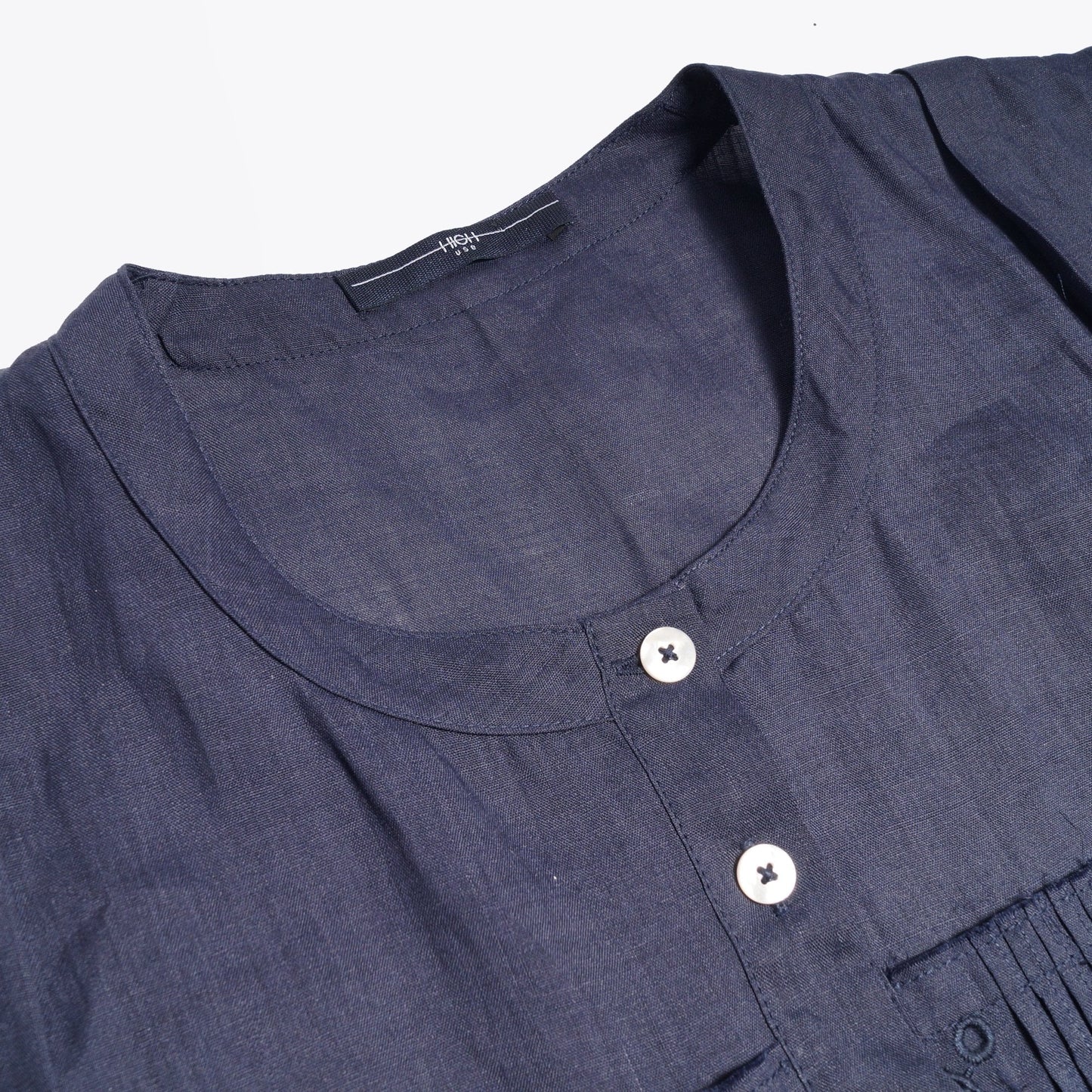 - Secret - Lace Sleeveless Top - Navy