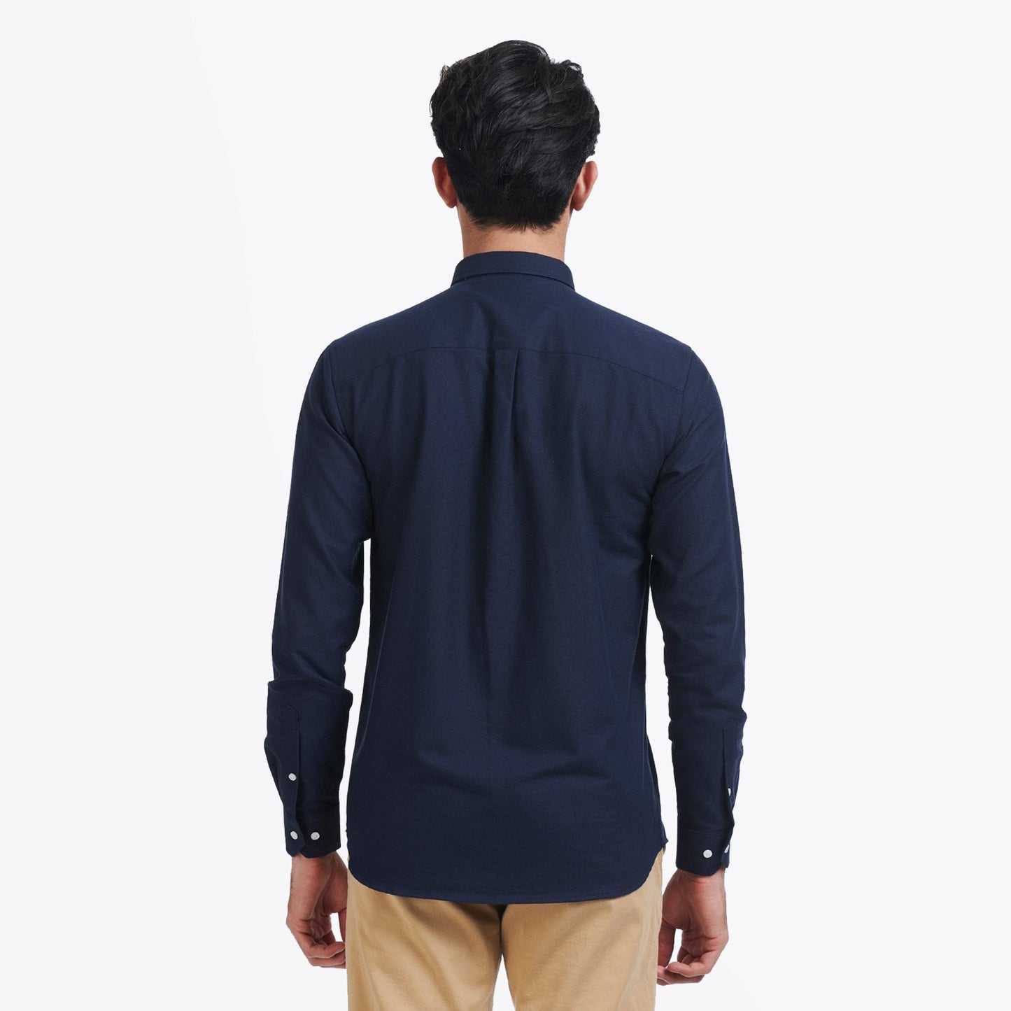 - Cotton Logo Shirt - Dark Navy