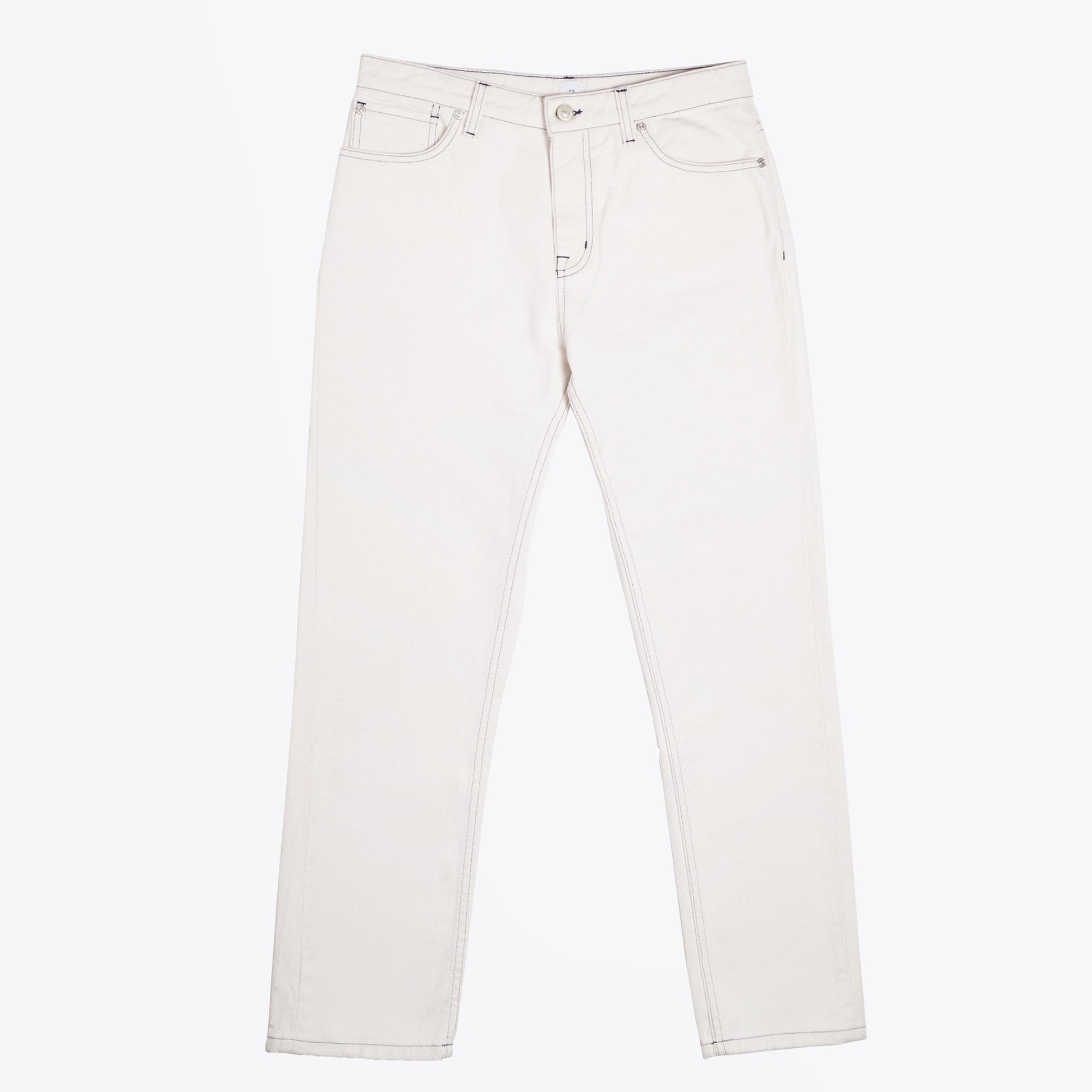 Paul Girlfriend Straight-Leg Jeans - White