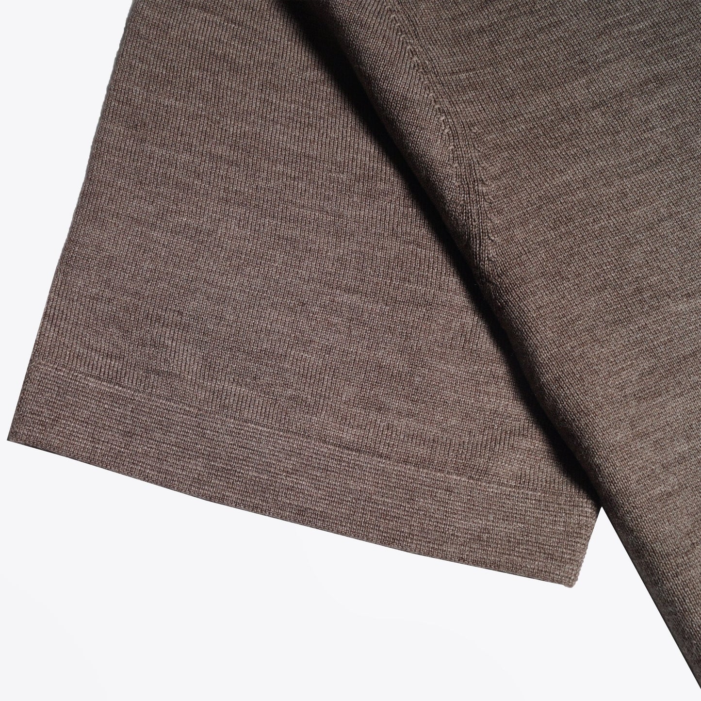 Merino Crew Neck T-Shirt - Khaki