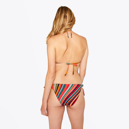 - 'Swirl' Tie-Side Bikini Bottoms - Multi