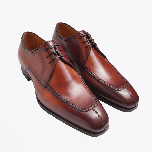 - Wind Punched Lace-up Shoes - Conac