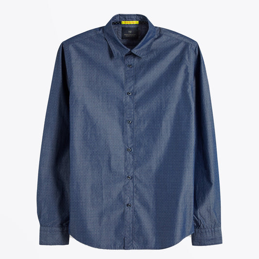 - Yarn Dyed Shirt - Blue
