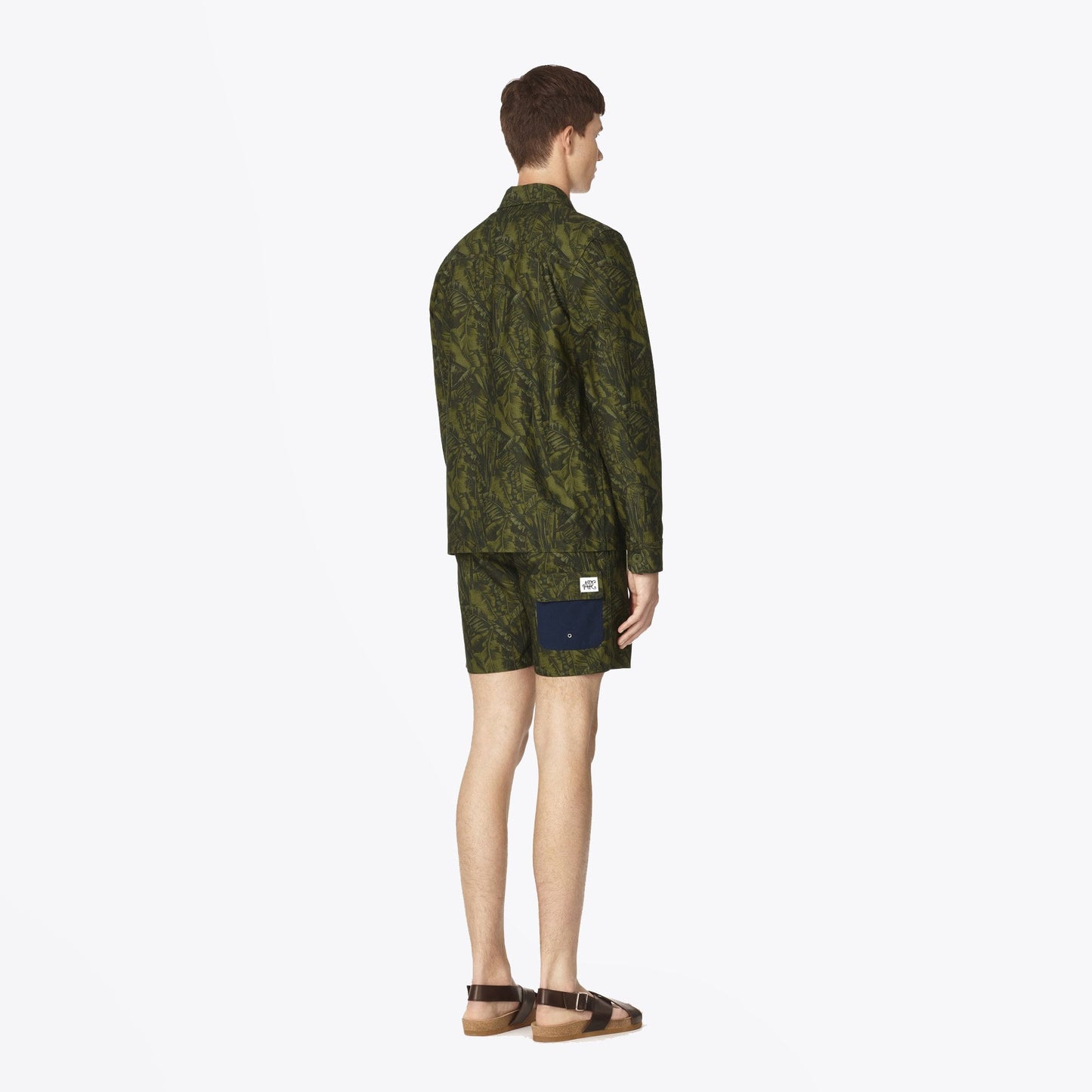 - Harry Jungle Print Jacket - Khaki/Green