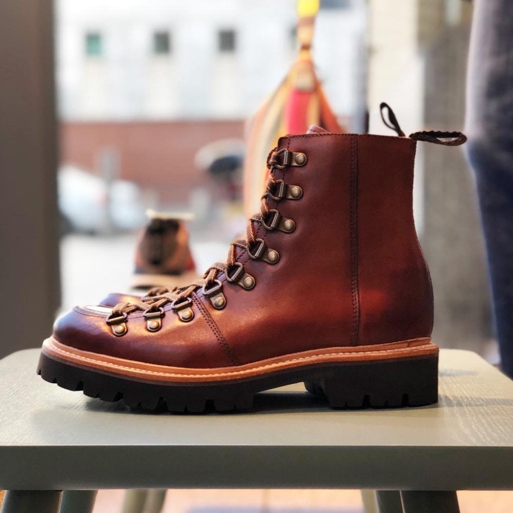 Nanette - Hand Painted Boot - Tan