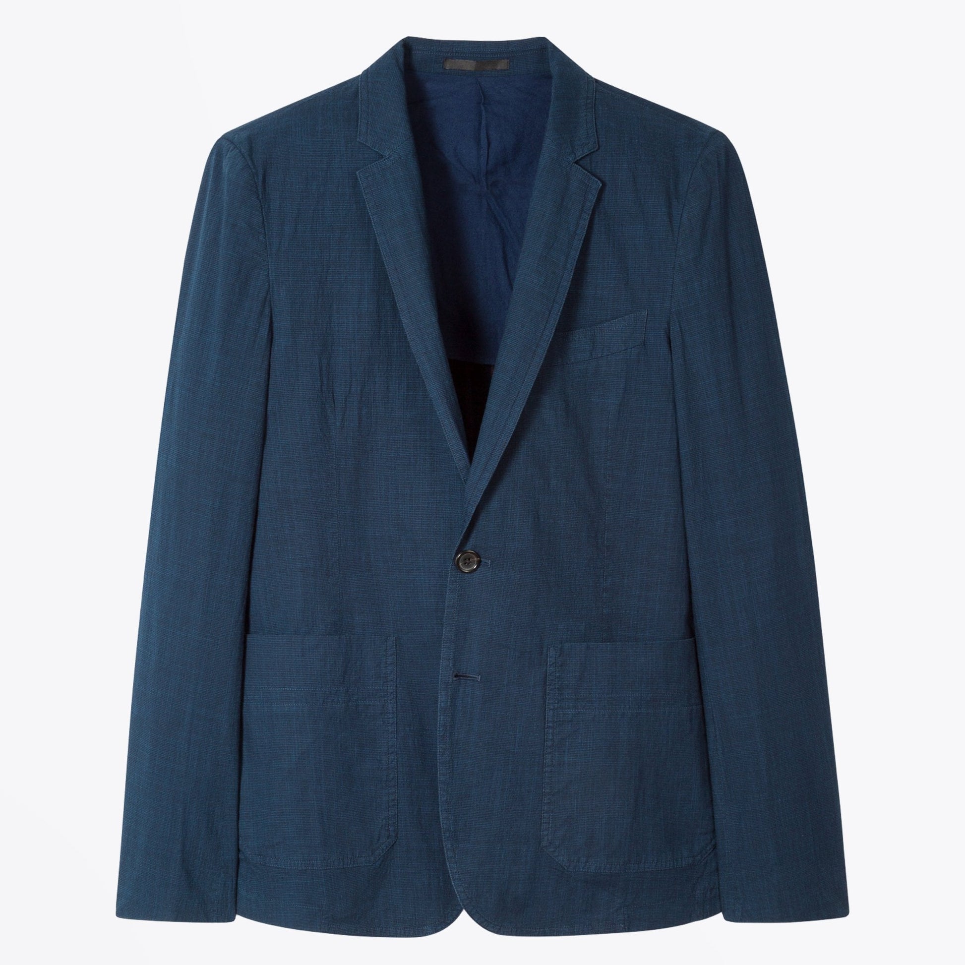 Paul Houndstooth Blazer - Navy