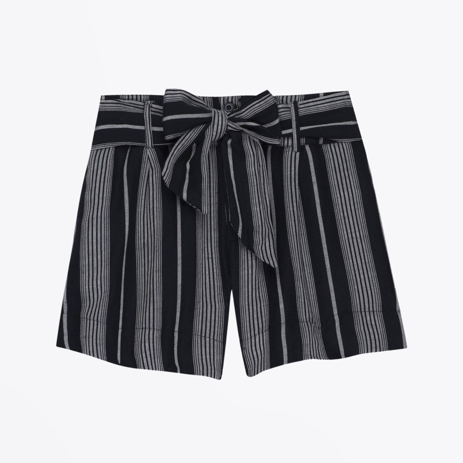 Rails - Katy Linen Stripe Shorts - Navy