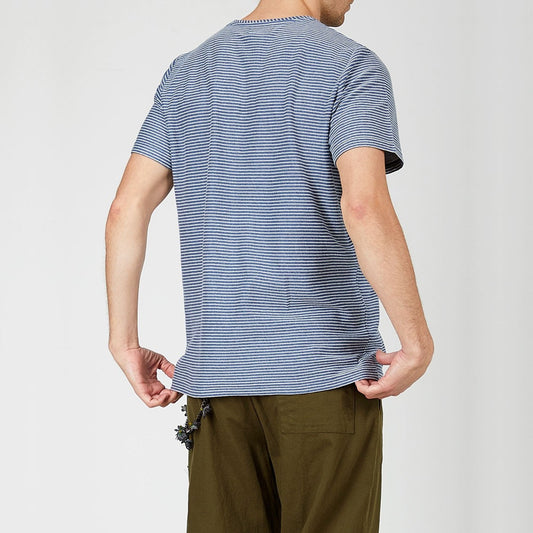 - Conduit Stripe T-shirt - Blue/White