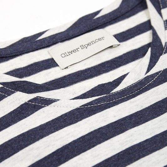 - Conduit Stripe T-shirt - Navy