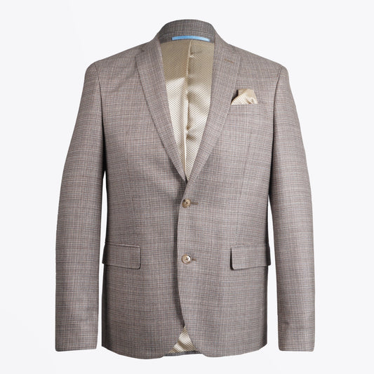 - Star Wool/Linen Blazer - Beige