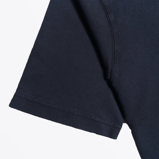 - Pique Polo Shirt - Navy