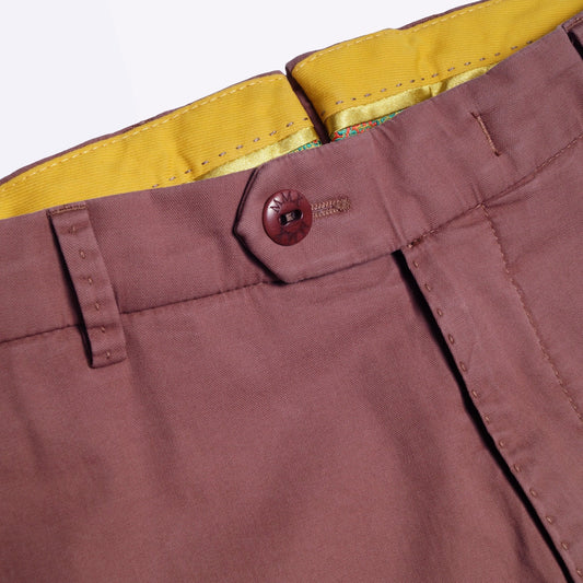 Lynx - Silk Stretch Chinos - Pink