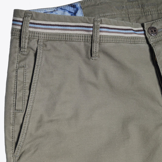 - B-Tigris - Cotton Stretch Bermuda Shorts - Green