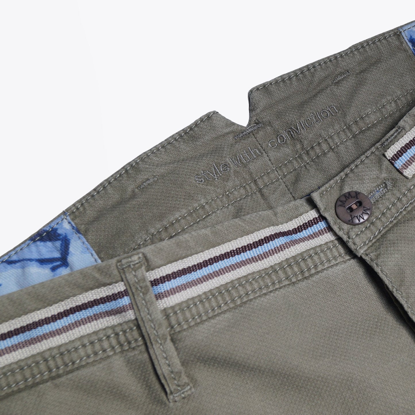 - B-Tigris - Cotton Stretch Bermuda Shorts - Green