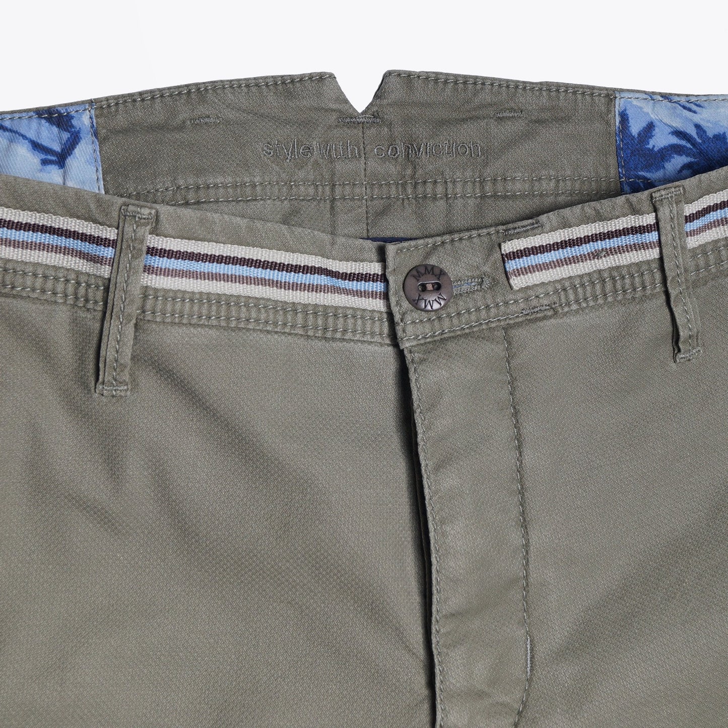 - B-Tigris - Cotton Stretch Bermuda Shorts - Green