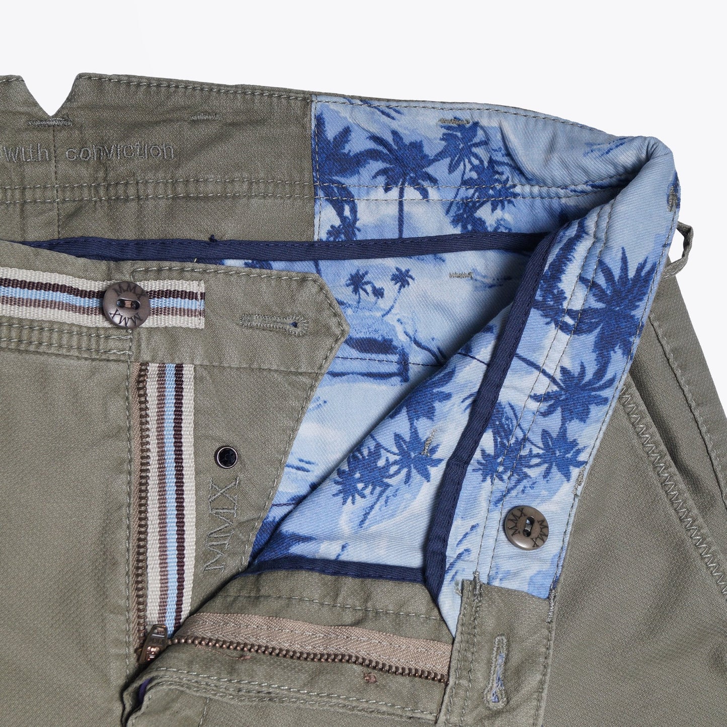 - B-Tigris - Cotton Stretch Bermuda Shorts - Green