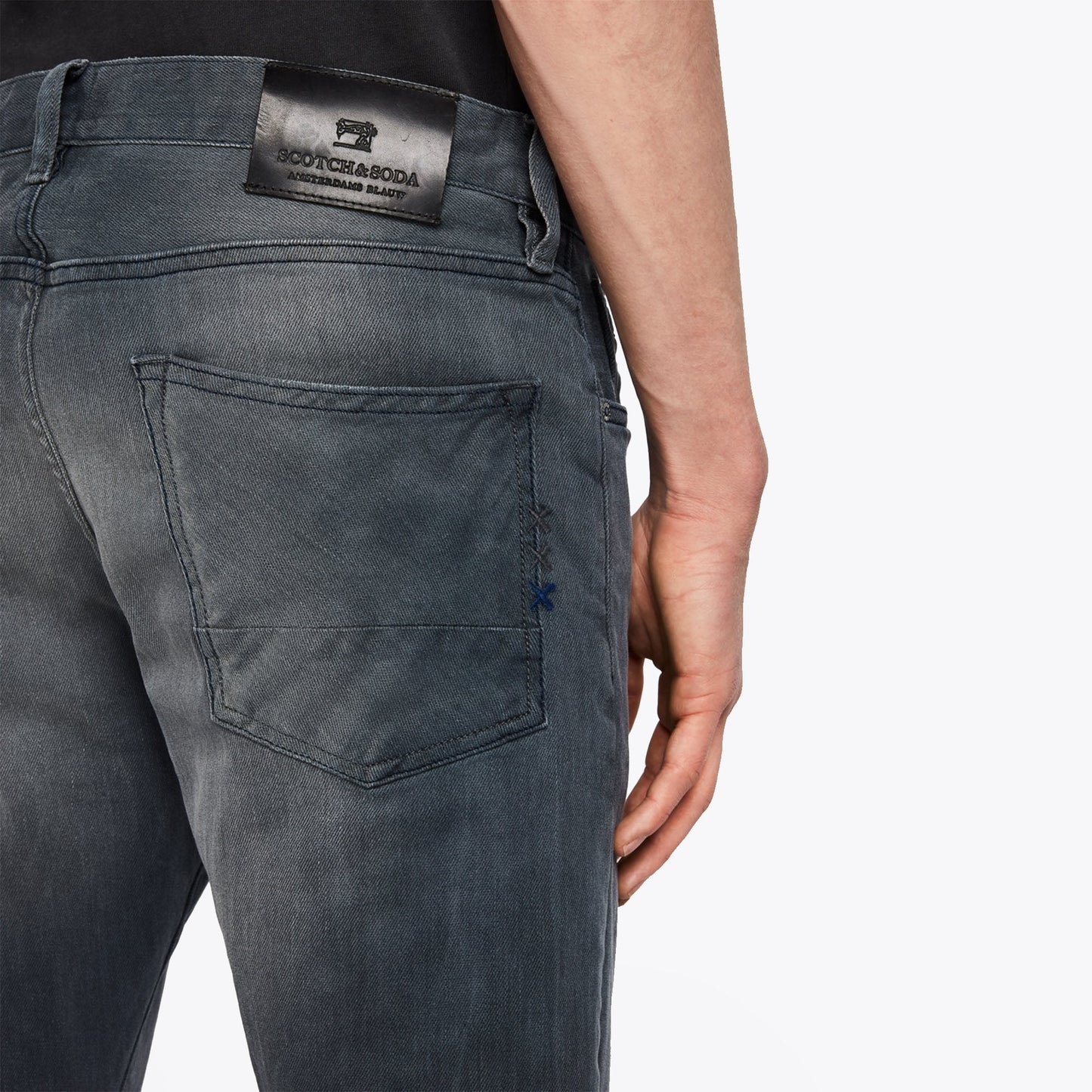 - Ralston - Regular Slim Fit Jeans - Concrete Bleach