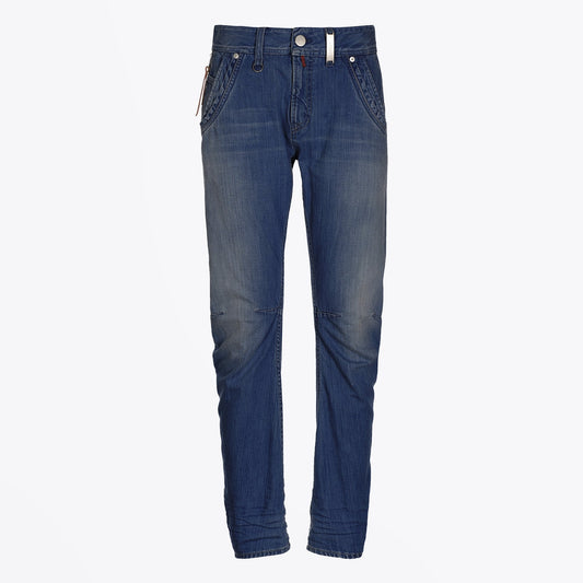 Havoc - Cotton Straight Leg Jeans - Blue Denim
