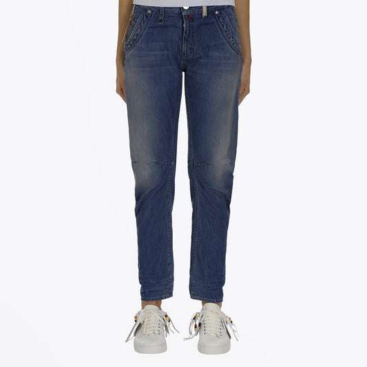 Havoc - Cotton Straight Leg Jeans - Blue Denim