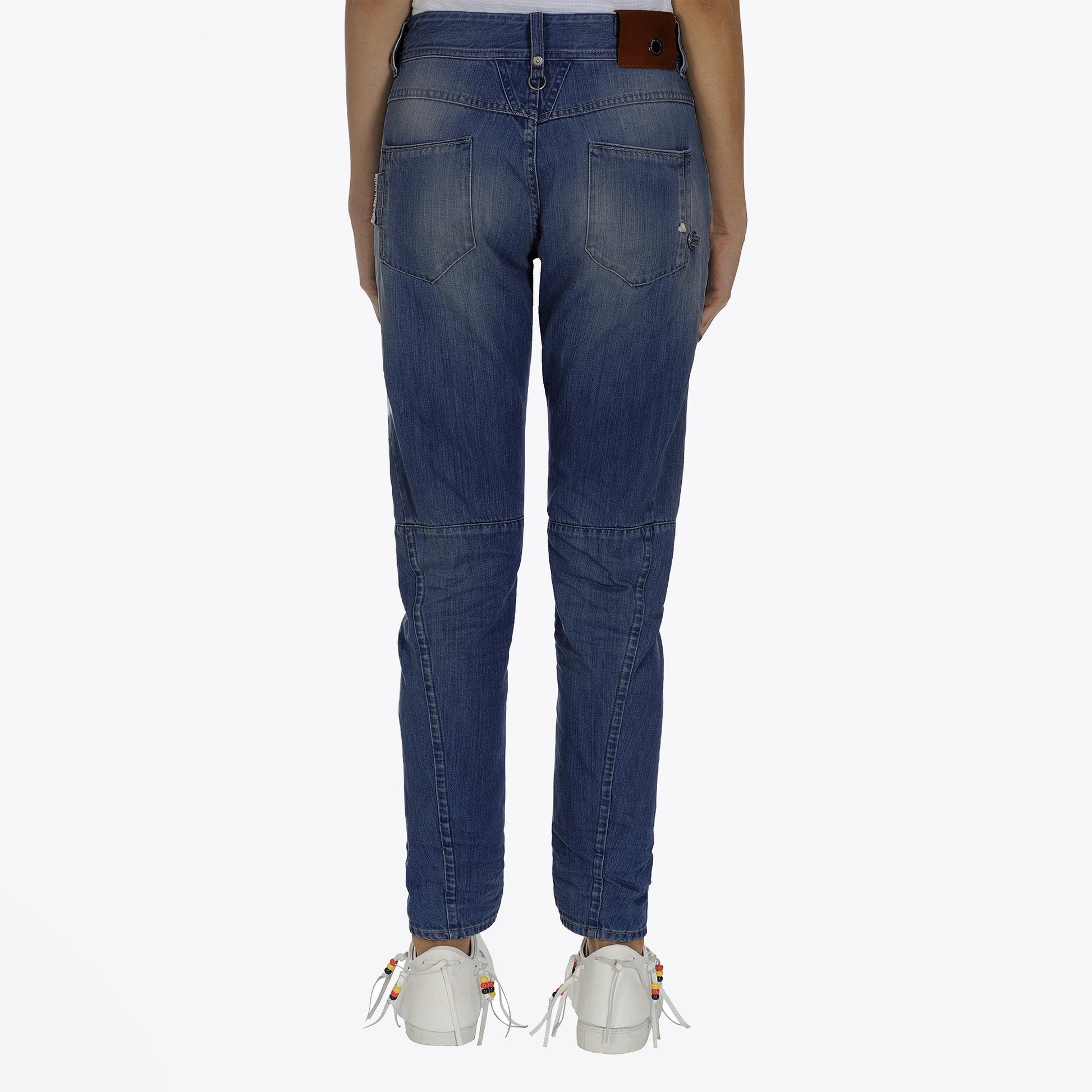 HIGH Havoc - Cotton Straight Leg Jeans - Blue Denim