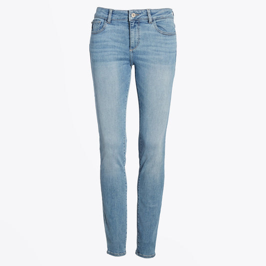 Florence Mid-Rise Skinny Jeans - Light Blue