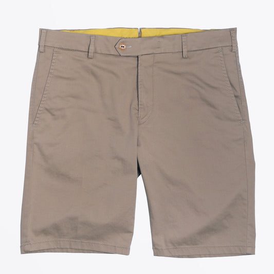 - Pegasus - Cotton Chino Shorts - Beige