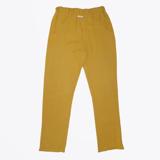 - Drawstring Trousers - Mustard
