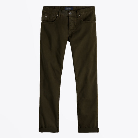 - Ralston - Regular Slim-Fit Denim Trousers - Green