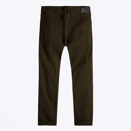 - Ralston - Regular Slim-Fit Denim Trousers - Green