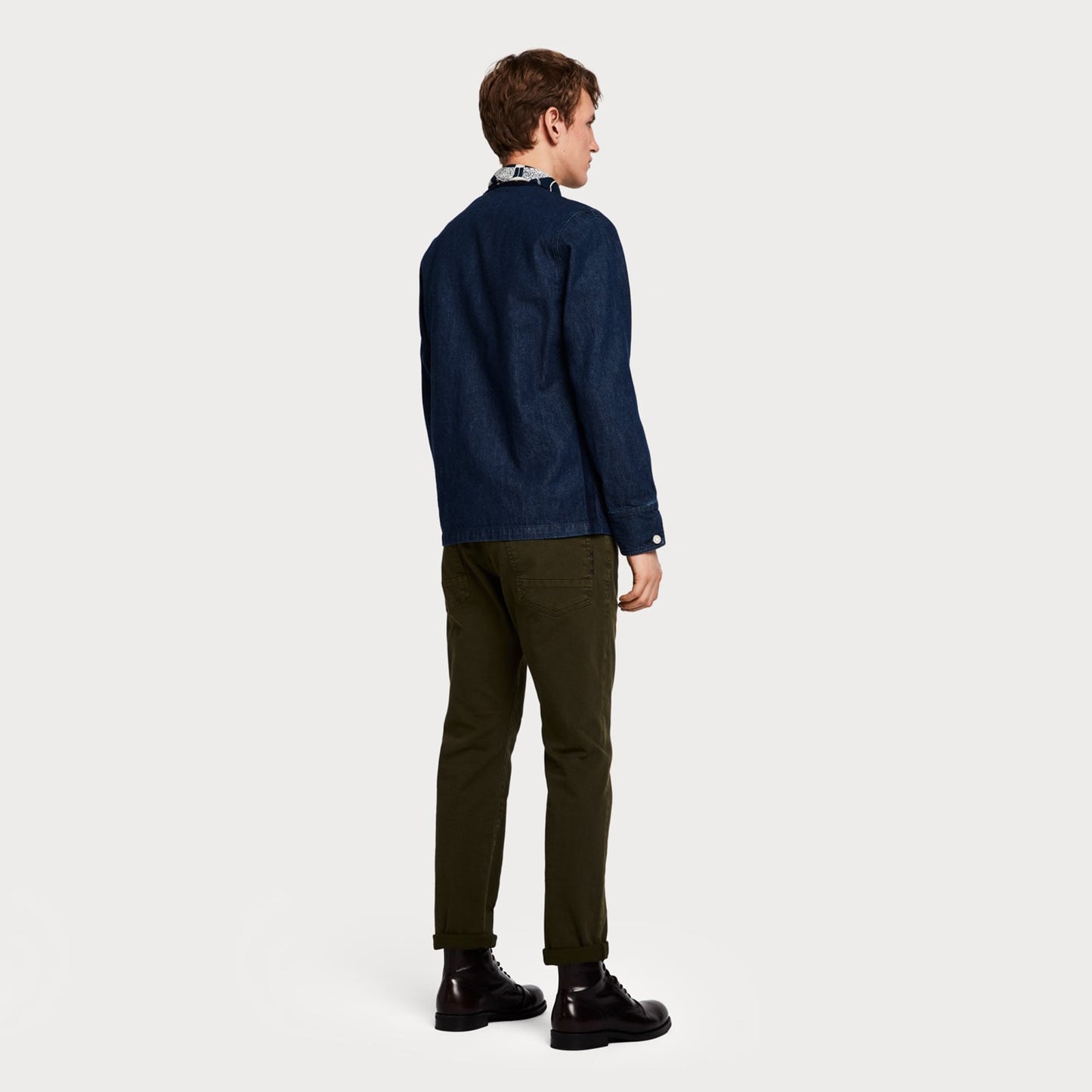 - Ralston - Regular Slim-Fit Denim Trousers - Green