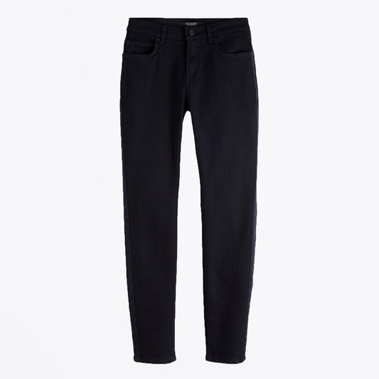 Mid-Rise Slim Fit Denim Jeans - Dark Indigo