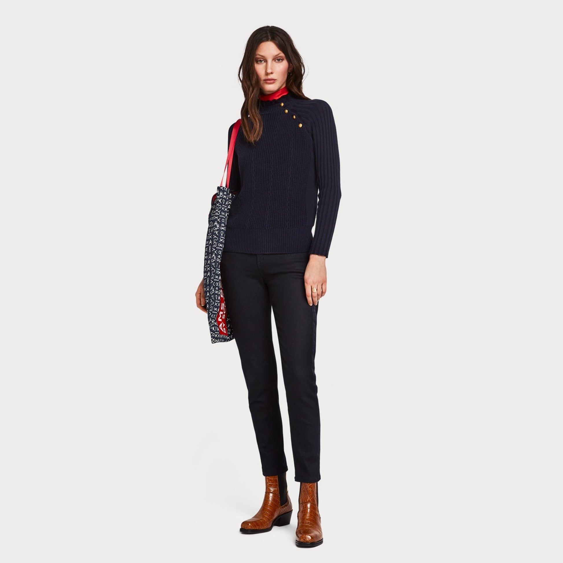 Scotch Mid-Rise Slim Fit Denim Jeans - Dark Indigo