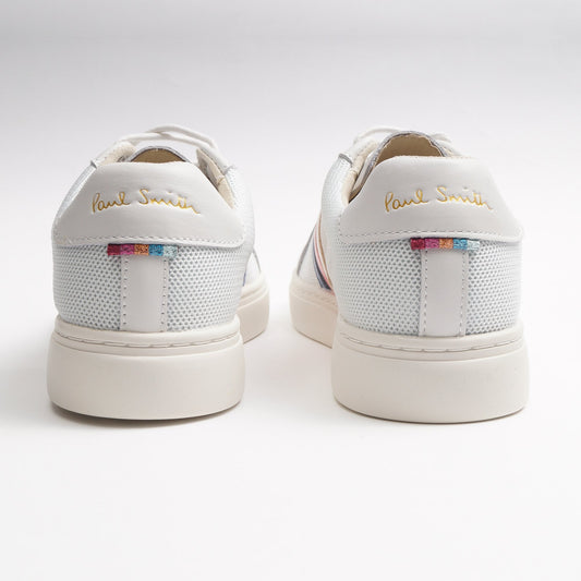 - Artist Stripe Leather 'Lapin' Trainers - White