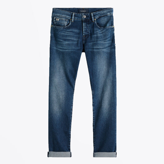 - Ralston - Regular Slim-Fit Denim Jeans - Mid Blue