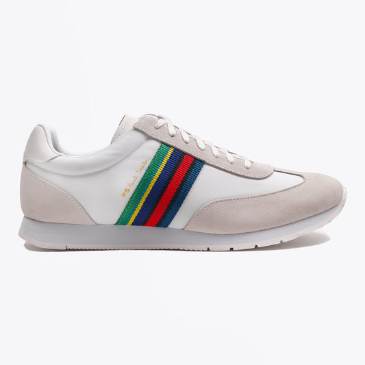 - Sports Stripe 'Prince' Trainers - White