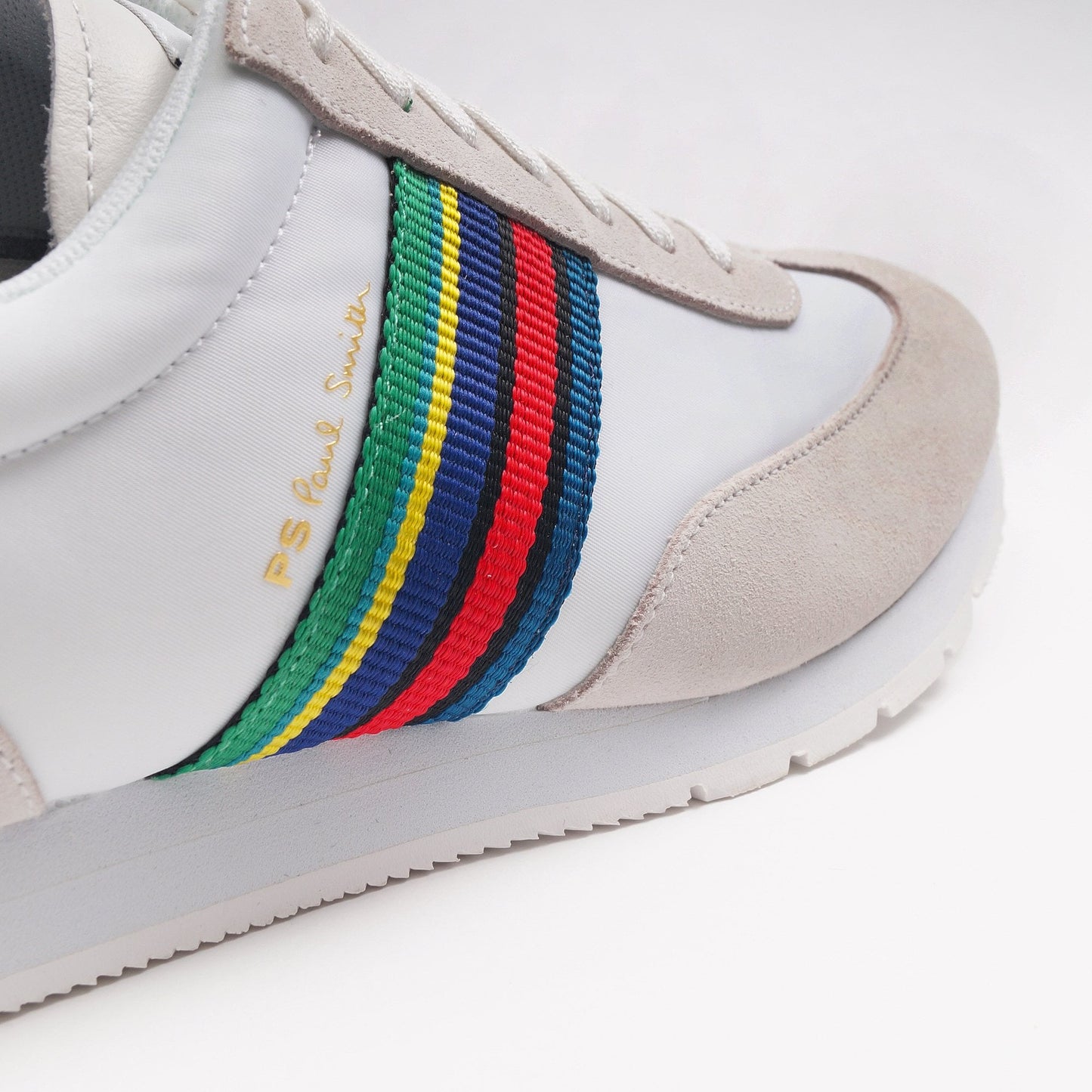 - Sports Stripe 'Prince' Trainers - White