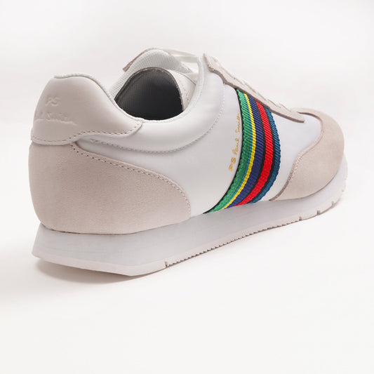 - Sports Stripe 'Prince' Trainers - White