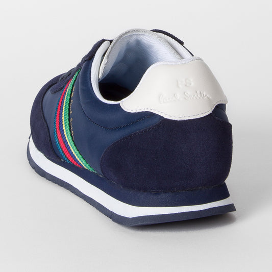 - Sports Stripe 'Prince' Trainers - Navy