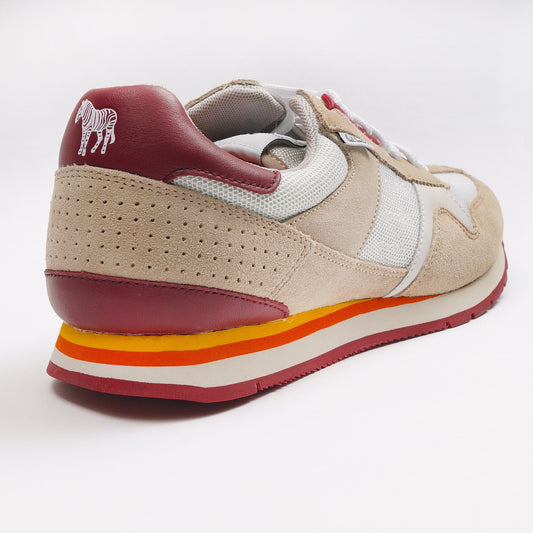 - Vinny Suede Panel Trainers - Sand